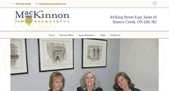 Desktop Screenshot of mackinnonlaw.com