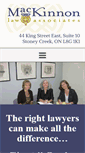 Mobile Screenshot of mackinnonlaw.com